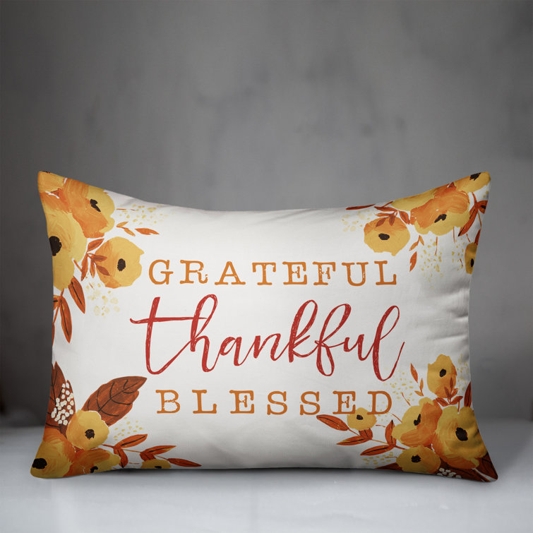 Blessed decorative outlet pillow